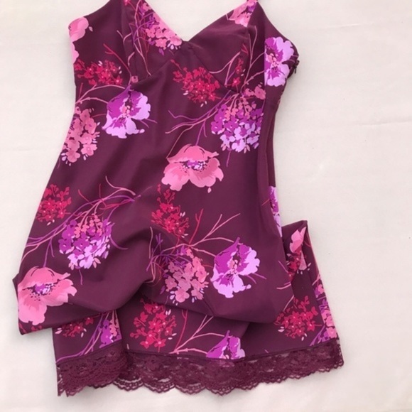 NWT ASO Express Midi Floral Midi‎ Slip Dress Rare Vintage y2k Hogwarts Yule Ball - Picture 4 of 11